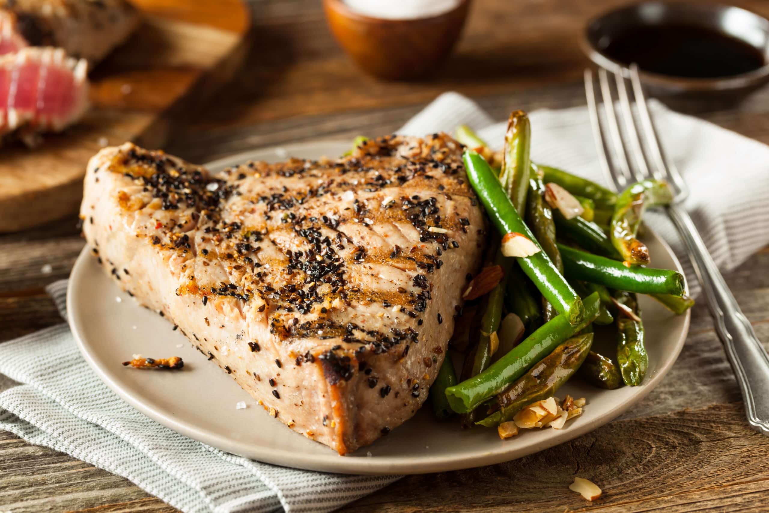 Grilled Ahi Tuna Steaks