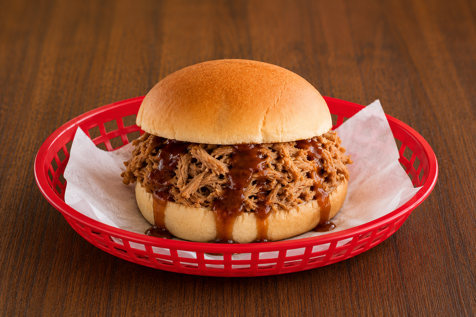 Smoked Pulled Pork Sandwich